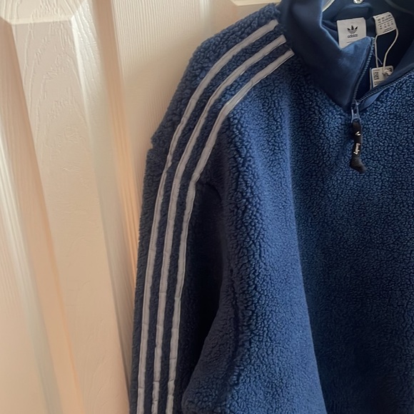 ADIDAS ORIGINALS A.B SHERPA CREW Sweatshirt - Picture 3 of 9